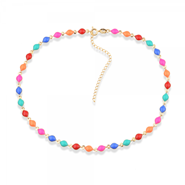 Choker Colorida com Extensor (GA 1901)