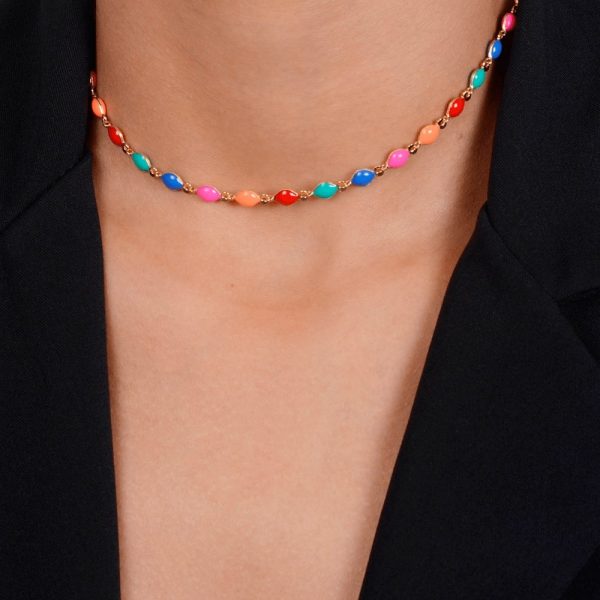 Choker Colorida com Extensor (GA 1901) - Image 2