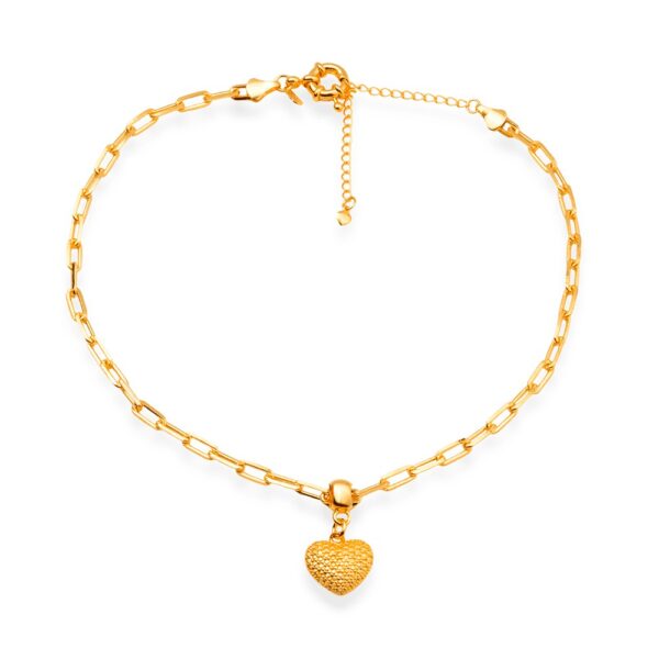 Pulseira de Coração Corrente (PL 5033)