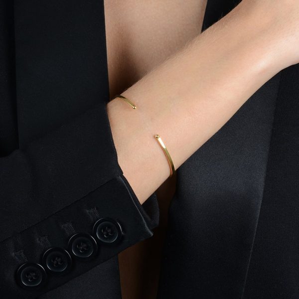 Bracelete Liso com Pedras (PL 5229) - Image 2