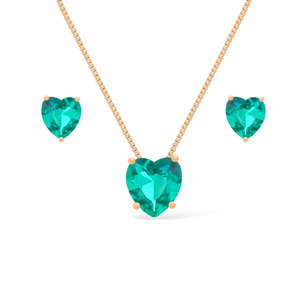 Conjunto de Coração Verde (GA2840, BR2842)