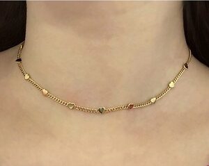 Choker Elos com Corações (GA 3068)