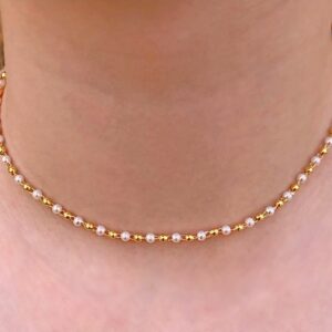 Choker Pérolas e Bolinhas (GA 3188)