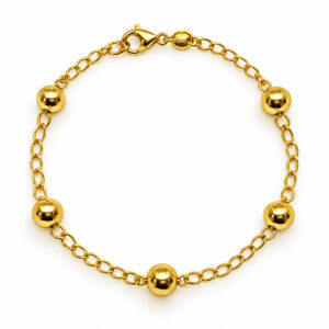 Pulseira com 5 bolinhas (PL 5025)