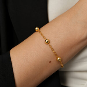 Pulseira com 5 bolinhas (PL 5025)