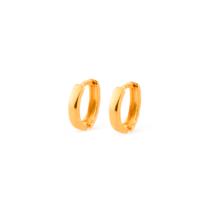 Brinco Argolinha Oval 1,1x1,4cm (BR 536)