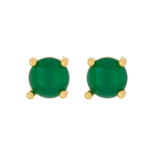 Brinco Pedra Oval Natural (BR 398) - Image 3
