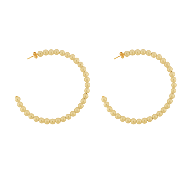 Brinco Argola Pérolas 6,5 cm (BR 415)