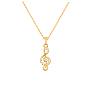 Colar Musical com Pedras (GA 3165)