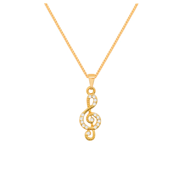 Colar Musical com Pedras (GA 3165)