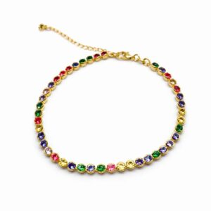Pulseira Pedras Coloridas (PL 5266)