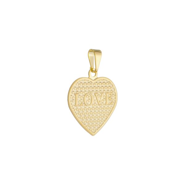Pingente Coração Love (PI 611)