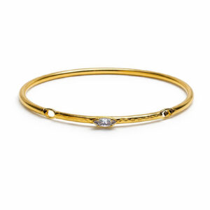 Bracelete com Pedra Cristal (PL 5233)