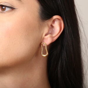 Brinco Orgânico Vazado 2,6 cm (BR 2670)