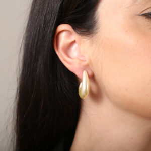 Brinco Meia Argola de Pérola (BR 2866)