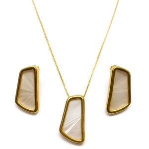 Conjunto Retangulo com Pedra (CJ 204)