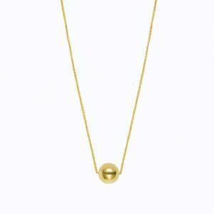 Colar corrente com Bola Grande 1 cm (GA 2741)
