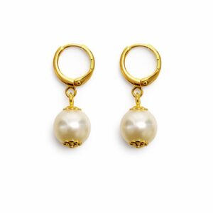 Brinco Argolinha com Pérola (BR 529)