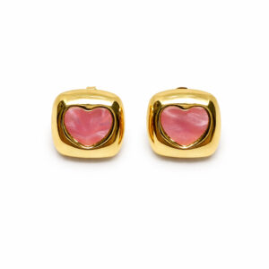 Brinco Coração Rosa (BR 2939)