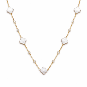 Colar Perolinhas e Trevos Cor ( GA 1920)