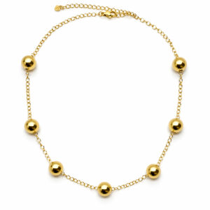 Colar 7 Bolas Metal (GA 3101)