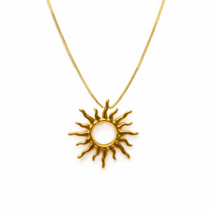 Colar Sol Vazado (GA 3367)