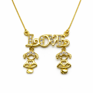 Colar Love com 2 Crianças (GAC 02)