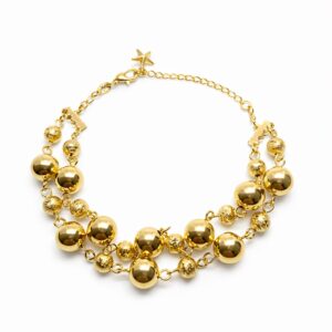 Pulseira 2 Fileiras de Bolas (PL 5047)