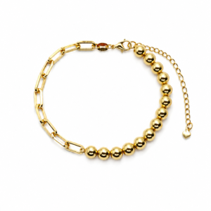 Pulseira Corrente com Bolas (PL 1909)
