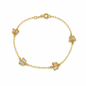 Pulseira Quatro Borboletas (PL 5063)