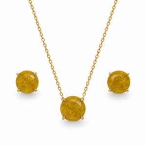 Conjunto Pedra Iced Colorida Redonda (CJD 018)