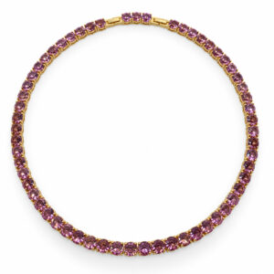 Colar Riviera Aperol e Rhodolite (GAE 103)