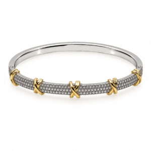 Bracelete X Cravejado (PLD 3050/10)