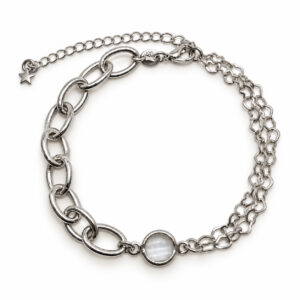 Pulseiras Corrente Corações e Luz (PLC 004)